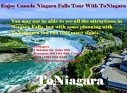 Enjoy Canada Niagara Falls Tour With ToNiagara