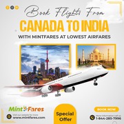 Book Flights from Canada to India with MintFares at Lowest Airfares
